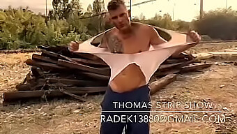 Thomas.J Undressing In A Sensual Striptease